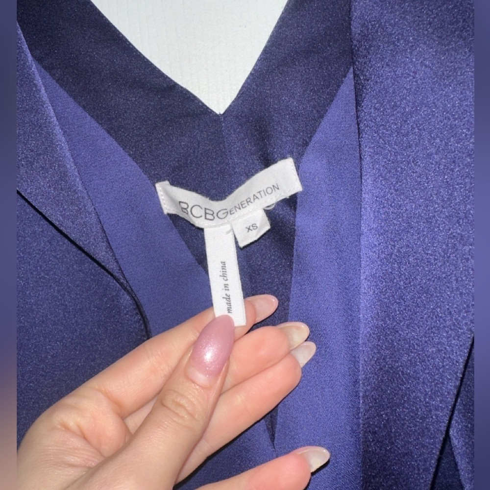 BCBGenerations Cutout Back Blouse - Picture 6 of 8